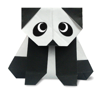 Оригами панда