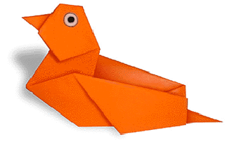Оригами утка