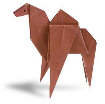 Оригами верблюд