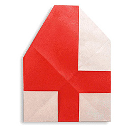 Оригами цифра 4 (четыре)