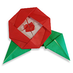 Оригами цветок для начинающих