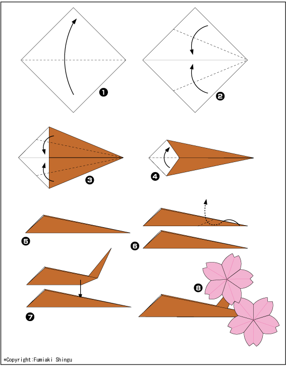 Схема модульного оригами