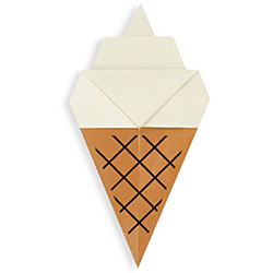 Оригами мороженное