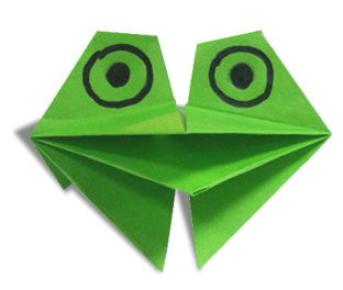 Оригами жаба