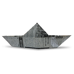Оригами мексиканская шапка из газеты