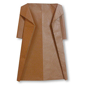 Оригами пальто