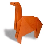 Оригами лошадь