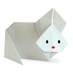 Оригами кролик